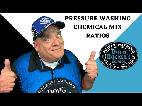 Pressure Washing Chemical Mix from Doug Rucker's Pressure Cleaning School