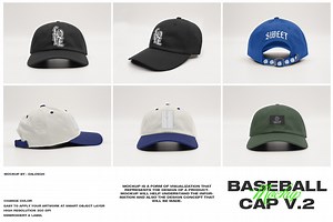 Baseball Cap V.2 - Mockup, a Hat Mockup by DaldSgh
