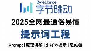 全套付费！(悄悄白嫖)5小时讲完提示词工程（Prompt Engineering）教学视频！告别盲目自学！少走99%弯路！全程干货无废话！学完即可就业！