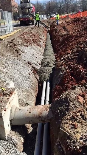How not to make an electrical concrete encased duct bank