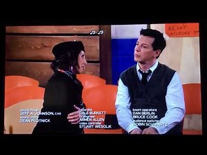 NBC split screen credits Will & Grace