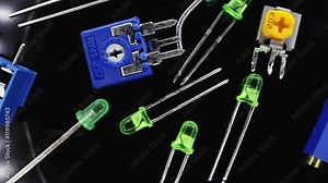 drive on the radio parts, new radio components: LEDs, resistors, reed switch