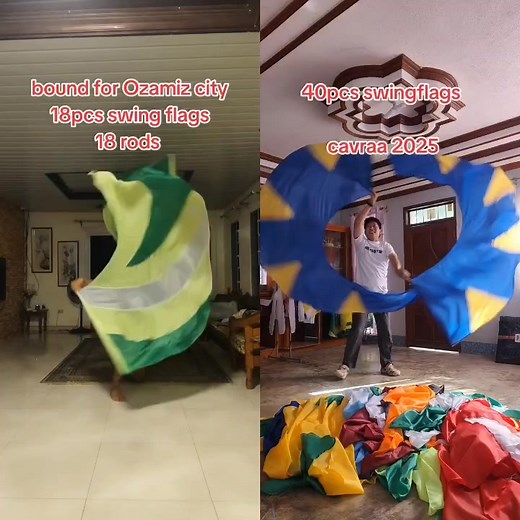 #reelschallengereelschallenge #bigswingflag #magicflag #sewing #swingflag #flag #DrumAndLyre #colorguard #doubleflags #makingflag | Cortez Ascaño Regie