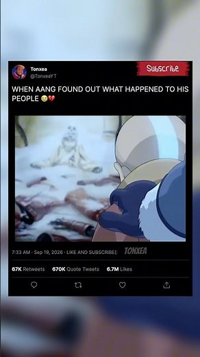 WHE AANG FOUND OUT THEY SLIMED OUT MONK GYATSO 😭💔