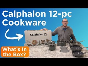 Calphalon 12-pc Ceramic Cookware Set