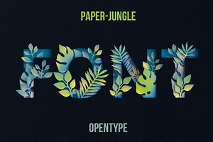 Paper Jungle Font - HandMadeFont ...