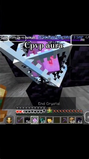 minecraft cpvp aura mojo launcher//sigma boy#shorts