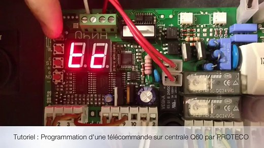 Tutoriel _ Enregistrer Une télécommande Sur Motorisation De Portail Proteco_(360p)