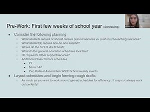 Special Education Webinar: Multi-grade Level Planning