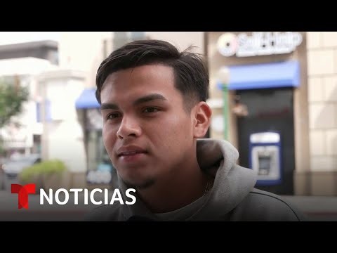 Joven reacciona a la inscripción automática al servicio militar | Noticias Telemundo