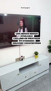 Lipa Mdogo Mdogo SMART ANDROID TVS 24 inches DIGITAL TV deposit 1,500 Daily payments 30 monthly 900 Period 15 MONTHS 32 inches smart TV deposit 2,500 Daily payments 40 monthly 1200 Period 19 months 40 inches smart TV deposit 3,500 Daily payments 50 monthl 1500 Period 19 months 43 inches smart TV deposit 4,000 Daily payments 60 monthly 1800 Period 20 months 50 inches smart TV deposit 5,000 Daily payments 70 monthly 2100 Period 24 MONTHS 55 inches smart TV deposit 6,000 Daily payments 80 monthly 2