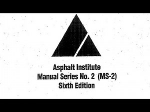 MS -2 Asphalt MIX DESIGN (Marshall , Hveem Methods and Mix Design using RAP) PDF