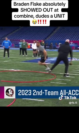 Braden Fiske Shines at NFL Combine 2024 | Football Highlights