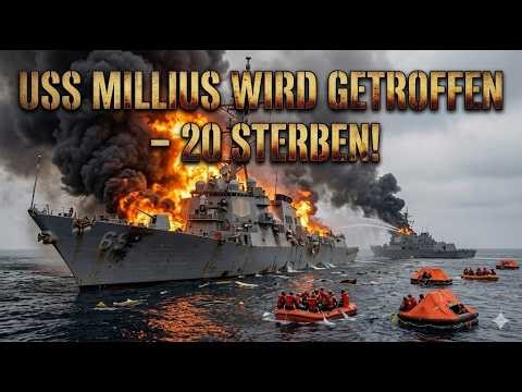 USS Millius brennt 7 Stunden – trotzdem starten sie Tomahawks aus der Hölle!