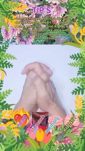 115K views · 1.1K reactions | TIP'S, hand's fingers exercise it's Good for our healthy Heart ❤️, stomach Ache, enhancing our memory 易 and KIDNEY 贈 and to avoid stroke do it with strength to enhanced our blood vessel #everyone #tutorial #reelsvideoシ #reelsfbシ #reelstrending #pabianoriverajr | Pabiano Rivera Jr. | Facebook