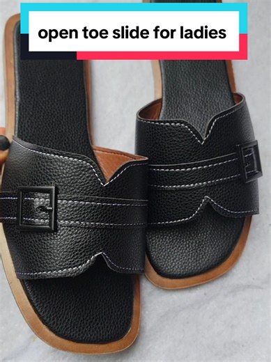 Ladies' Open Toe Slides - ₦12,000