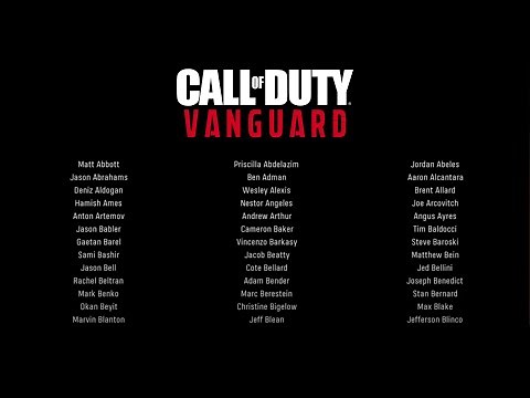Call of Duty: Vanguard - Credits