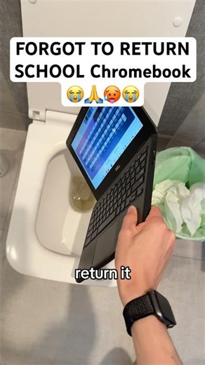 I FORGOT TO RETURN SCHOOL CHROMEBOOK… #chromebook #pc #techtok