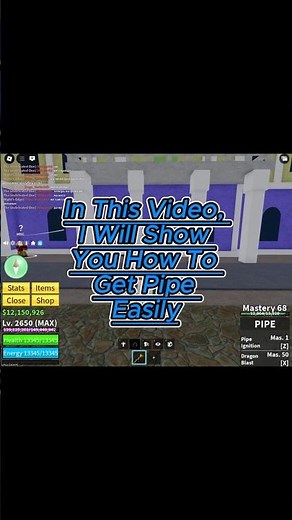 How To Get Pipe Sword In Blox Fruit #roblox #bloxfruits