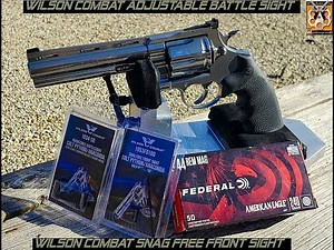 Colt Anaconda Bill Wilson Public Apology: Wilson Combat Adjustable Battle Sight