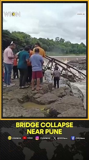 BREAKING | Pune Bridge Collapse: Bridge Across Indrayani River Collapsed; Tourists Feared Drowned