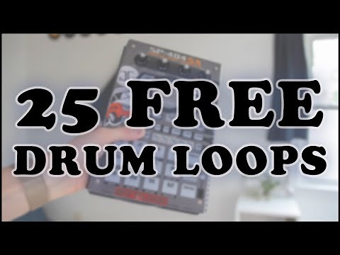 25 Free Drum Loops | Free LoFi and Boom Bap Drum Breaks | Free Sample Pack