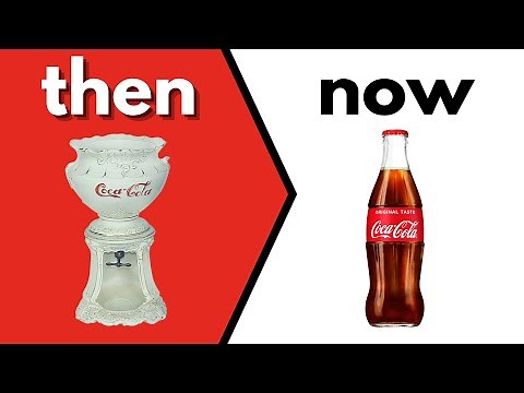 COCA COLA 1886 - 2024 (Evolution Of The Sixth Most Valuable Brand In The World)