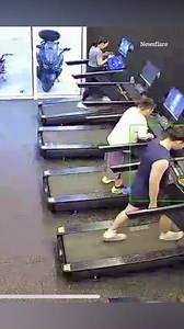 20K views · 24 reactions | Boy tries to jump onto moving treadmill only to be thrown off | The Sun Men | Facebook