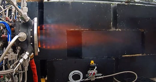 Video: Hypersonic rotating detonation engine in sustained test burn