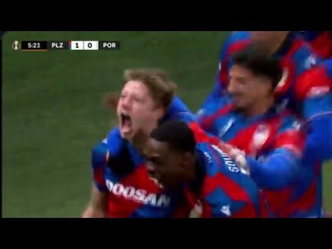 Plzen vs FC Porto 1-1 | Highlights and Goals | Europa League 26 Lukas Cerv Goal |