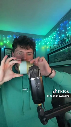 the asmr candle! #asmr #fyp #relax #whispering #classicasmr #tingles #mouthsounds #blueyeti #tapping #satisfying