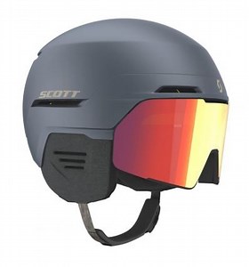 Casco da sci con visiera Scott Casco Blend Plus Ls (blu aspen) - Alpinstore