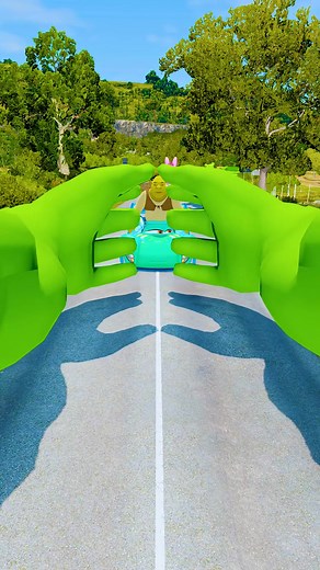 36K views · 182 reactions | Wacky Characters & Ridiculous Rides VS Brainrot Hulk Hands Trap Crash in BeamNG.drive | Franqi Drive | Facebook