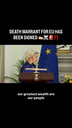The Matriss Circle ©️ on Instagram: "🚨 VON DER LEYEN JUST SIGNED EUROPE’S DEATH WARRANT ☠️✍️ EU-India ‘mobility pact’ = legal floodgates wide open. Students, researchers, seasonal workers, ‘highly skilled’ pros — all fast-tracked into Europe. First-ever EU Legal Gateway Office in India already building the pipeline. Translation: Millions more cheap laborers pouring in while natives face housing crises, wage suppression, endless job competition, and cultural erasure. No European voted for this.