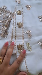 How to make Fancy luxurious buttons with leftover lace and pearls loreal by #faizayasir #DIY #beads #handwork | Fabulous collection by Faizayasir