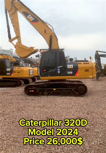 For Sale: Caterpillar 320 excavator manufactured in 2024. All functions are guaranteed to work properly. If you're interested, please contact me. #excavator #usedexcavator #caterpillar #machinery #heavyequipment