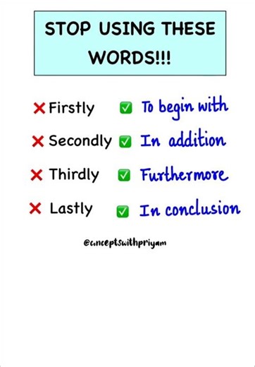 👉Stop Using These Words in Essays!! #englishtips #grammar #vocabulary #learnenglish #spokenenglish