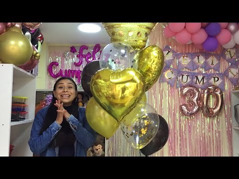 Arreglo de Globos con Helio paso a paso (Bouquet de Globos)