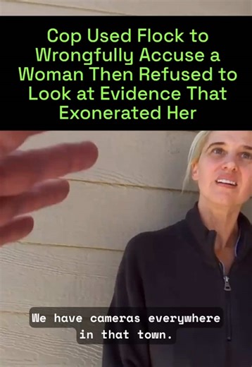 A police officer in Colorado used evidence from Flock cameras to wrongfully accuse an innocent woman for package theft, then yelled at her on the phone when she told him she had evidence that exonerated her, according to body camera footage obtained by 404 Media. The nightmare situation happened in September in Columbine Valley, Colorado and was first reported by The Colorado Sun, which obtained Ring camera footage from the woman, Chrisanna Elser, that showed an initial interaction with Sergeant