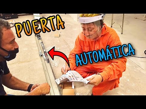 CÓMO INSTALAR una PUERTA AUTOMÁTICA. [ facil ]