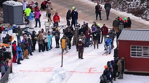It is coming fast you ready? Drummond Dirt & Sno-Jacks Bar Stool Races | Air Fox Photography