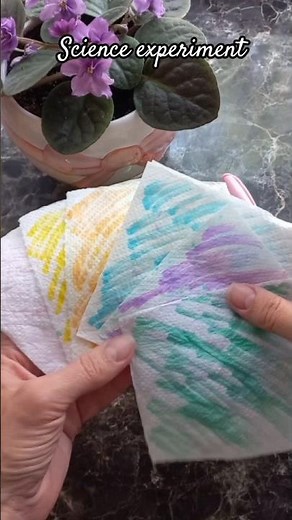 Make the paper worms grow!🪱 #experiment #science #hacks