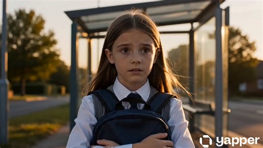 Made with sedance 2.0 on @yapper_so How I made this video full tutorial in the comments Prompt:Create a 15-second cinematic short film about a young schoolgirl, shot in a realistic, emotional storytelling style.Scene 1 (0–5 sec):A soft morning scene. A young schoolgirl (age 10–12) stands at a quiet bus stop, holding her school bag. The sunlight is warm and golden, with gentle wind moving her hair. She looks slightly nervous but hopeful. Close-up shot of her face.Scene 2 (5–10 sec):Inside the cla