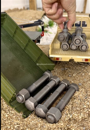 Heavy Delivery Challenge | TOYOTA Land Cruiser LC70 MN82 RC #rccar #viral #shorts #foryou #rcplusadventure