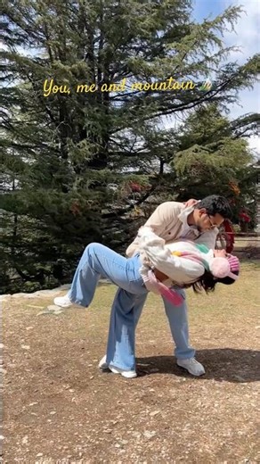 You , me and mountain 🏔️ #suditilove #travel #travelcouple #mountains