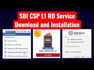 SBI CSP L1 RD Service Download and Installation Process, L1 RD Service Login Problems Solve 100%