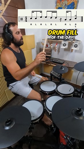 15K views · 219 reactions | 論 Funky, 16th note DRUM FILL on the...