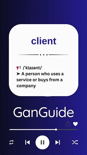 B1 English Word: CLIENT | Meaning & Pronunciation