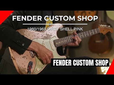 Fender Custom Shop 1960/63 Stratocaster Super Heavy Relic in Dirty Shell Pink