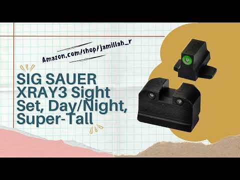 SIG SAUER XRAY3 Sight Set Review: Day/Night Mastery for P-Series Handguns!